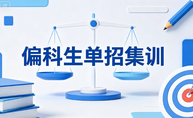 偏科生单招集训